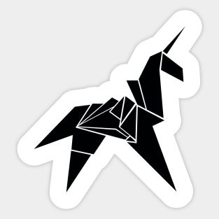 Unicorn Origami Sticker